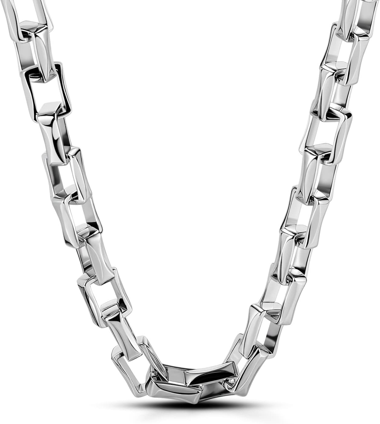 Dankadi Men Solid 925 Sterling Silver Cable Rolo Link Chain Necklace Women 9MM &10MM-Curb Cuban Chain Thick Big Choker 18' 20' 22' 24' 26 '28' 30' Fine Jewelry Gift