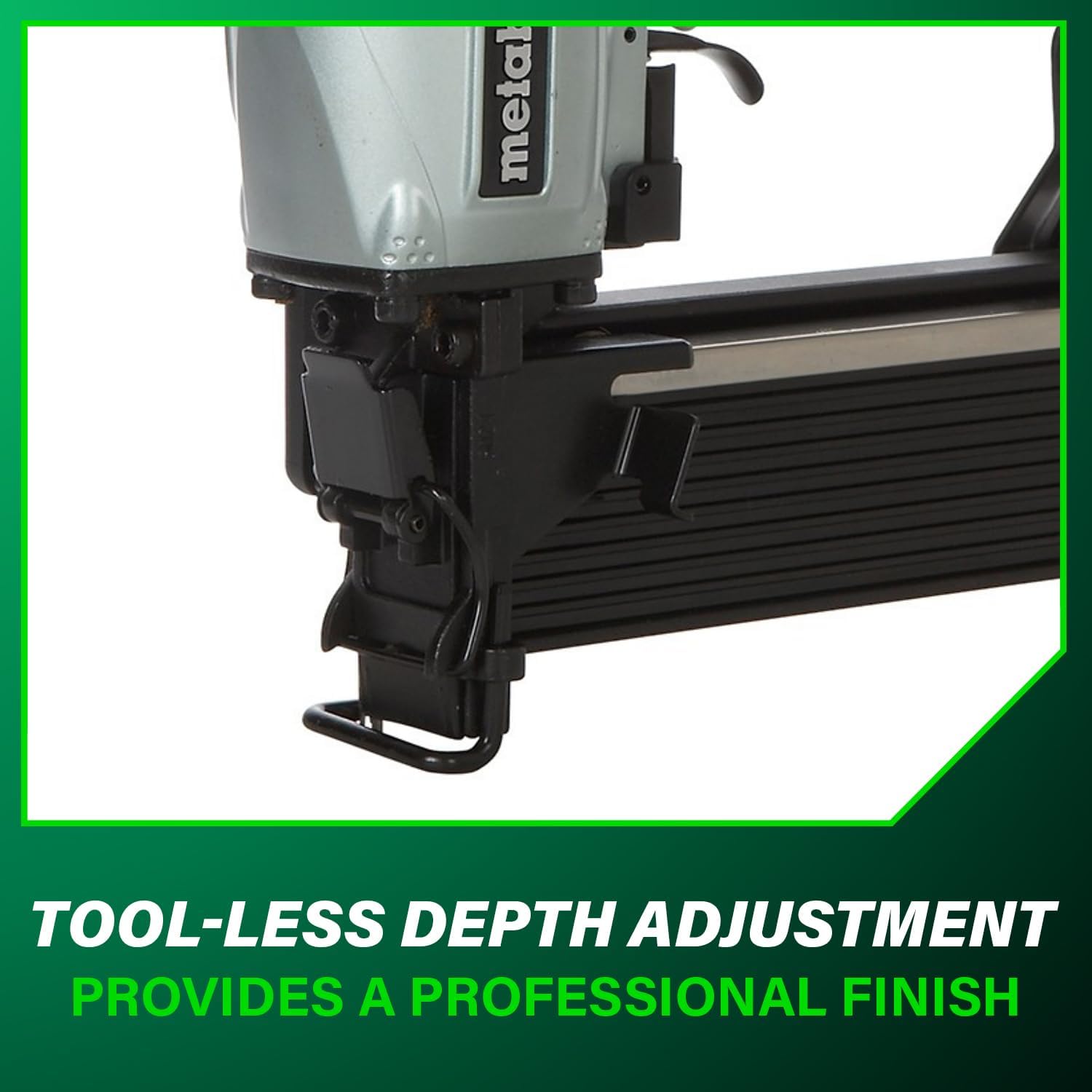 Metabo HPT Wide Crown Stapler, Pro-Preferred Pneumatic Power Nailers, Lathing Tool for Sheathing & Insulation, Quick Response, 16 Gauge, Up to 150 1' Wide Crown Staples, Length 1' to 2', N5024A2