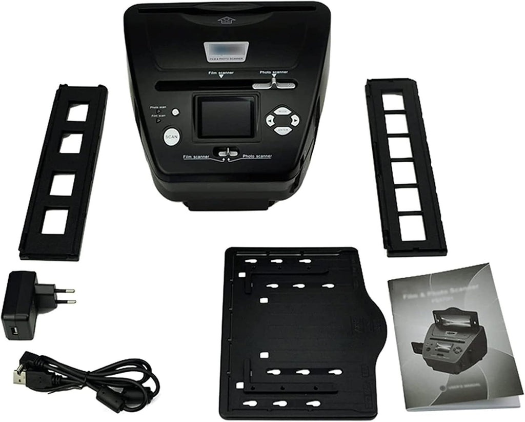 Film Slide Scanner, Slide viewer/Negative Scanner for Different Types of Films and Slides, Convert 35mm 135 110 126/slides/negatives