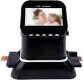 Film Slide Scanner 120 High Resolution, Digital Converter for 35mm, 135,126,127 Negatives & Slides to Digital JPEG, Supports Image Preview & Editing, with 4.3' LCD Screen