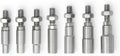 Muzzle Sleeves Fit Pneumatic Thumbtack Gun, 7 Barrel Sleeves for Different Tacks Head Diameter Used in Vintage and Antique Furniture, Decorating DIY Projects (7 Different Size of Sleeves)