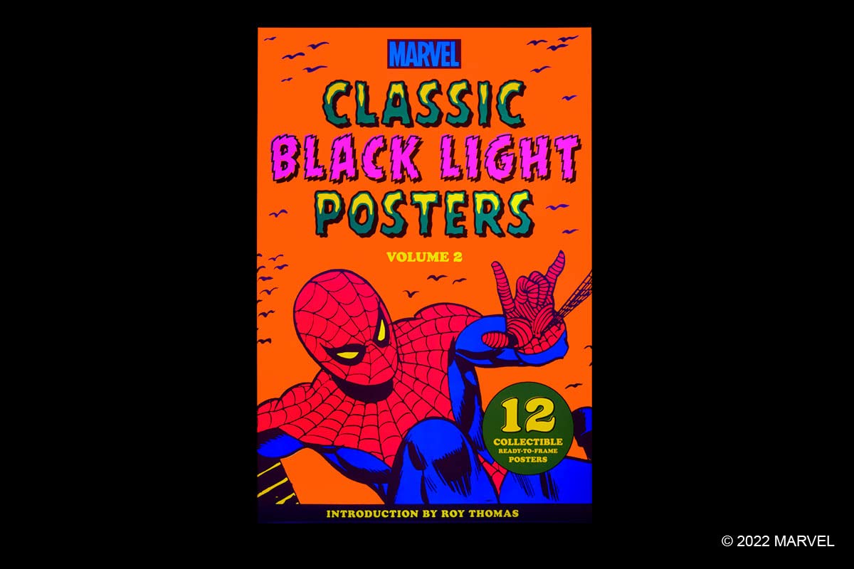 Marvel Classic Black Light Collectible Poster Portfolio Volume 2: 12 Collectible Ready-to-Frame Posters