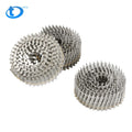 15 Degree Wire Coil 1-3/4' ×.09' Ring Shank Stainless Steel Siding Nails 3600Pcs