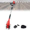 Cordless Rotavator, Handheld Electric Garden Tiller/Rotavator, 4000mah Battery Powered Soil Cultivator,20v Fast Charge Gardening Tool,4000mA×1