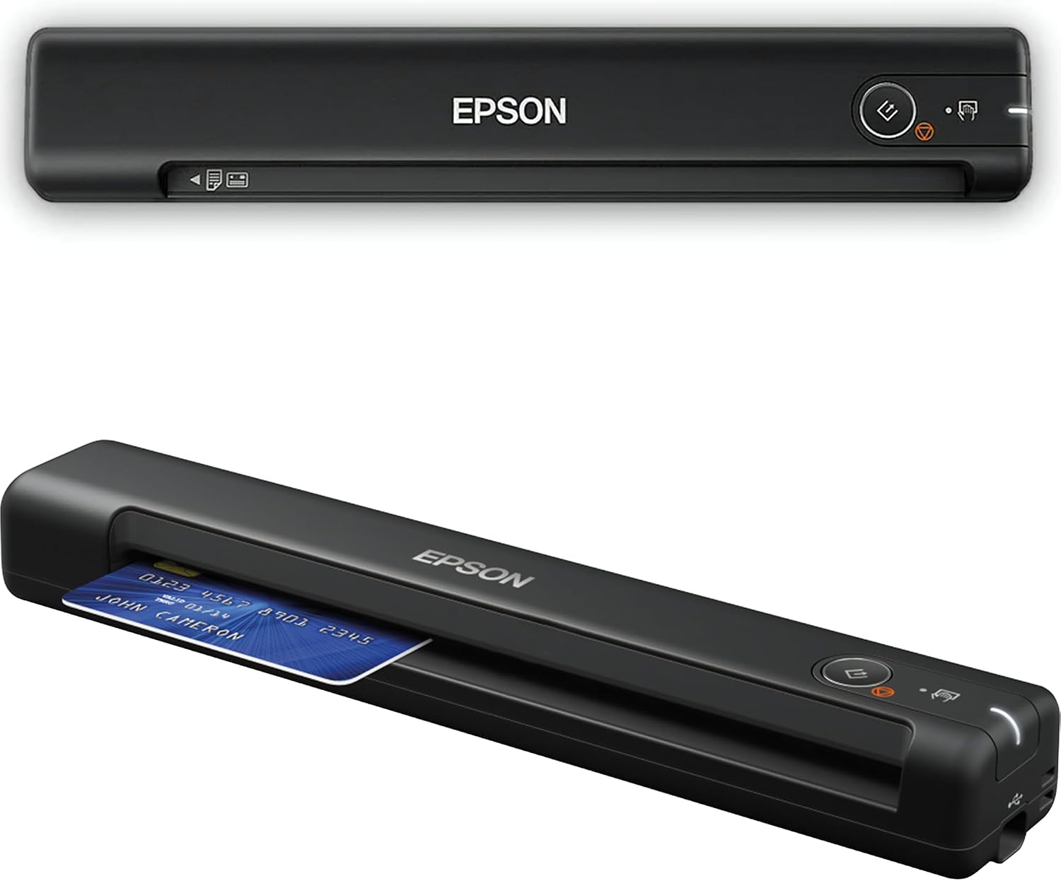 Workforce Es-50 Portable Document Scanner for Laptop - Complete Bundle for Pc and Mac – Best Travel Photo Scanner, with Feeder, Wireless, Mobile Friendly, Mini USB Cable Included (Renewed)
