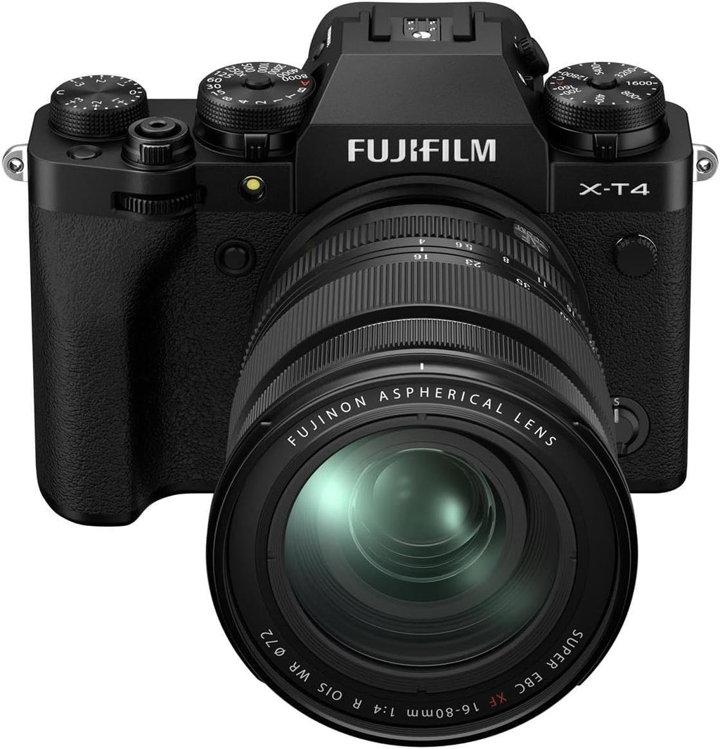 Fujifilm X-T4 Mirrorless Digital Camera XF16-80mm Lens Kit - Black, XFS-16-80mm