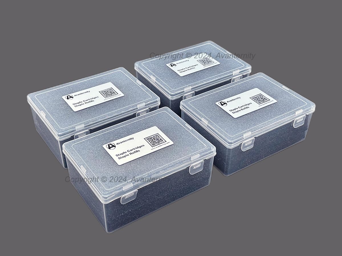 Avanternity's Staple Refills, Compatible with Lexmark PN 25A0013 Staple Cartridges (Pack of 4 Boxes)