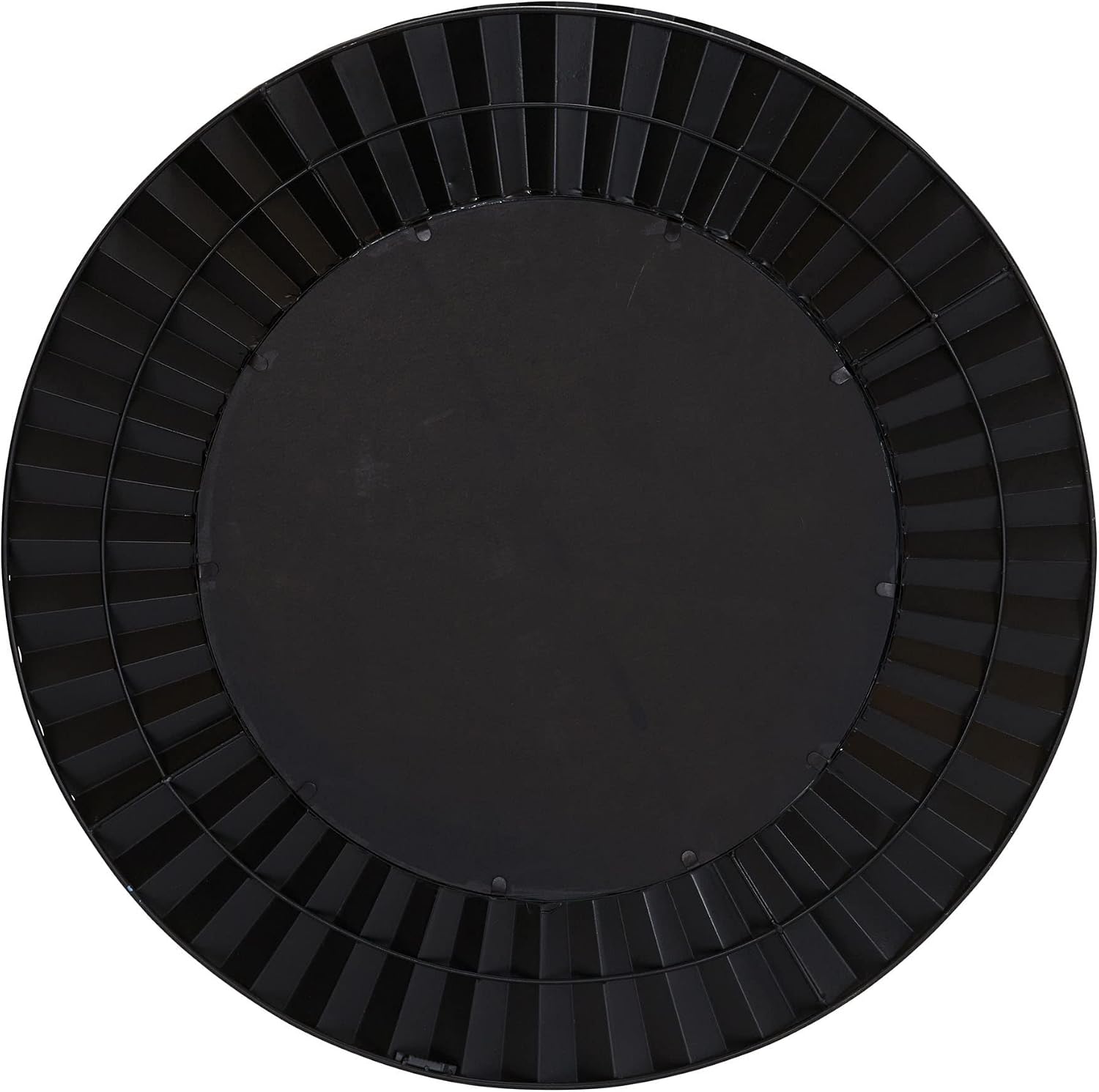 Household Essentials Round Metal Frame Decorative Sunburst Wall Mirror, Bronze