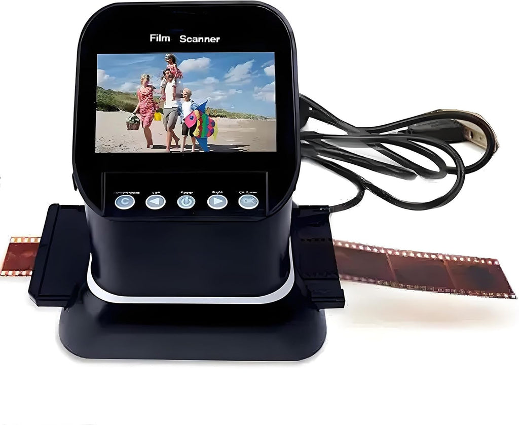 Film Slide Scanner, Scanner per pellicole ad Alta risoluzione da 120mm, Convert 120/135/126/127 Negative/Slides to Digital Jpegm