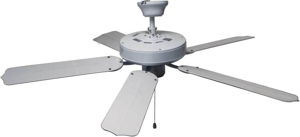 Boston Harbor CF-78092 Outdoor Ceiling Fan, 52', White