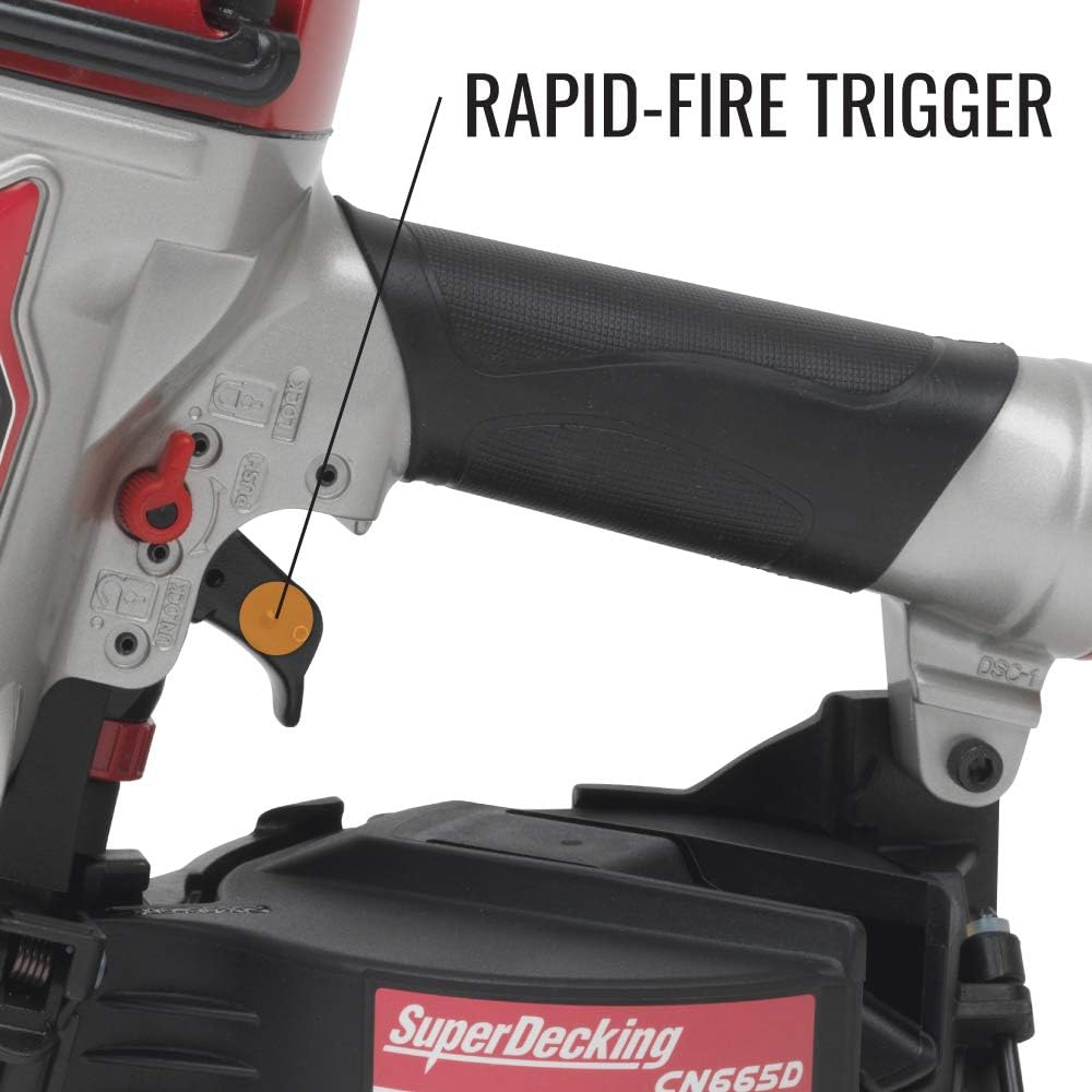 MAX USA SuperDecking CN665D Decking Coil Nailer up to 2-1/2'