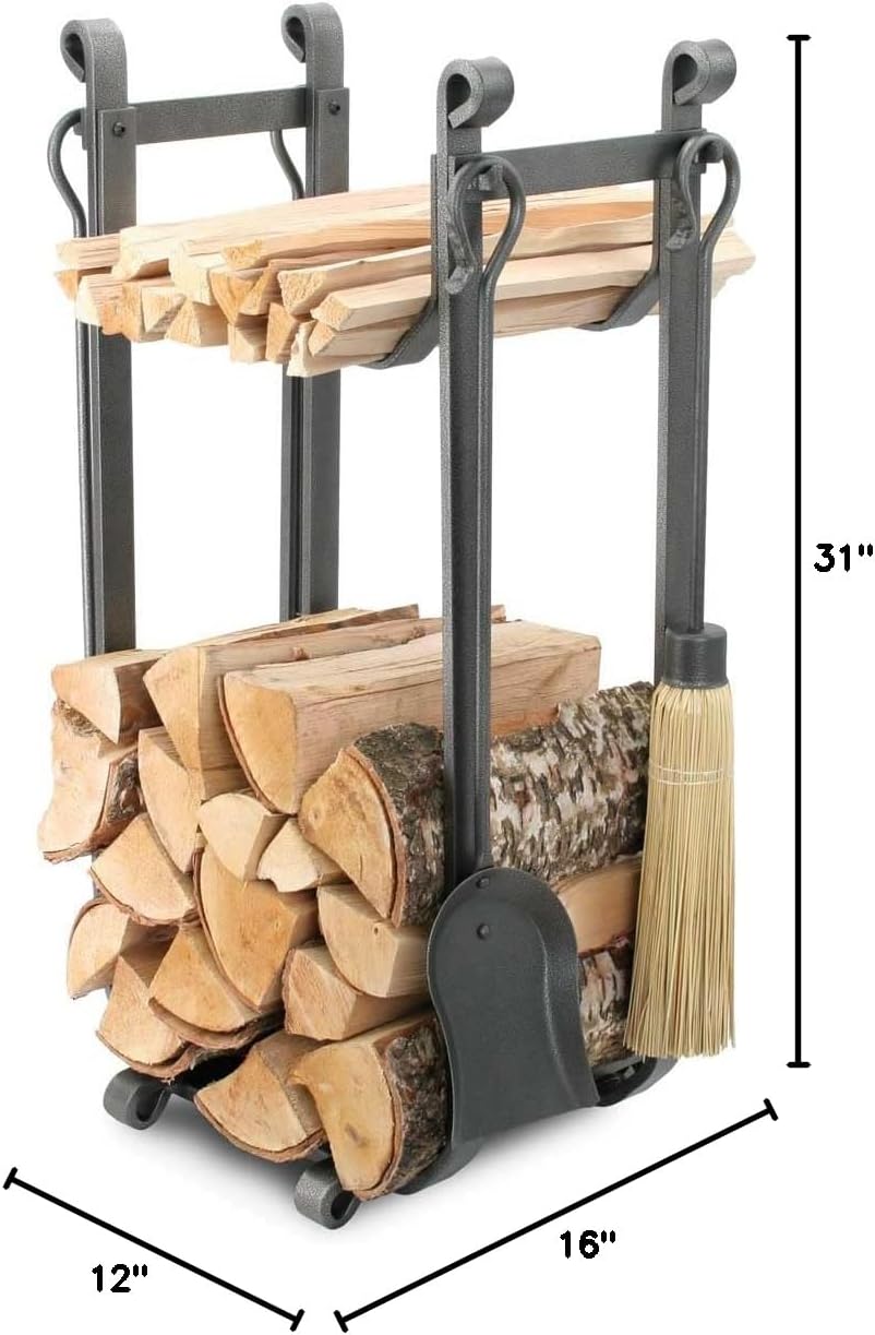 Pilgrim Home and Hearth 18515 Forged Iron Hearth Center