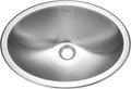 Houzer Opus Stainless Steel Bathroom Sink - 18 inch Undermount Oval Bowl Bathroom Sink without Overflow, Durable & Versatile, Essential for Home & Apartment, Nested 10-Pack - CH-1800-10