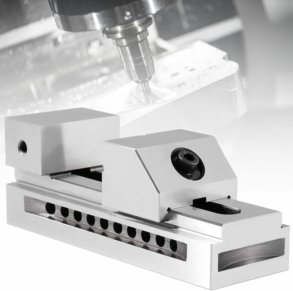 Precision Tool Vise 0.005Mm Precision Milling Vise Screwless Opening Toolmaker Vise Machinist Clamping Vise For Grinding Milling Machine 3inch (4in)