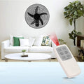 Wall Mounted Oscillating Fan 20 Inch Wall-Mounted Fans, Home Oscillating Cooling Wall Fan, with Remote Control Timing, 5 Blades, Black