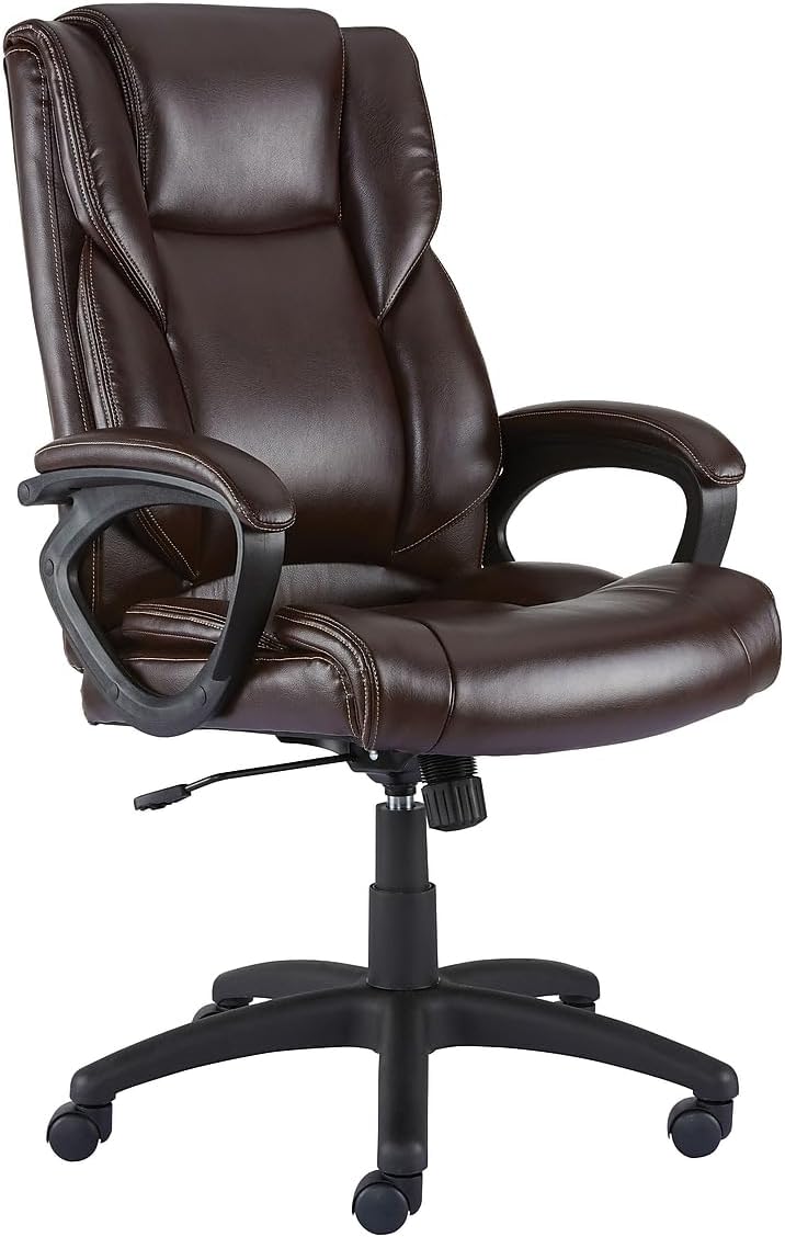 Staples Kelburne Luxura Office Chair Brown