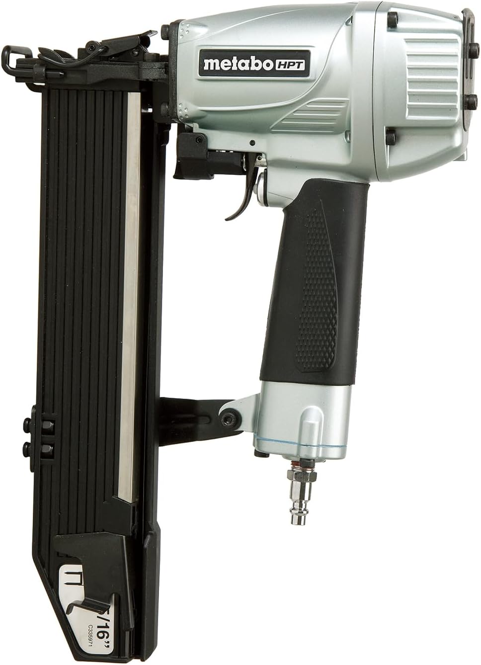 Metabo HPT 15/16 Inch Wide Crown Stapler, Pro-preferred Pneumatic Power Nailers, Fastening Tool for Wire Lathing, Housewrap, Roofing & Insulation, 16 Gauge, 5/8'to 2' Crown Staples, N5021A