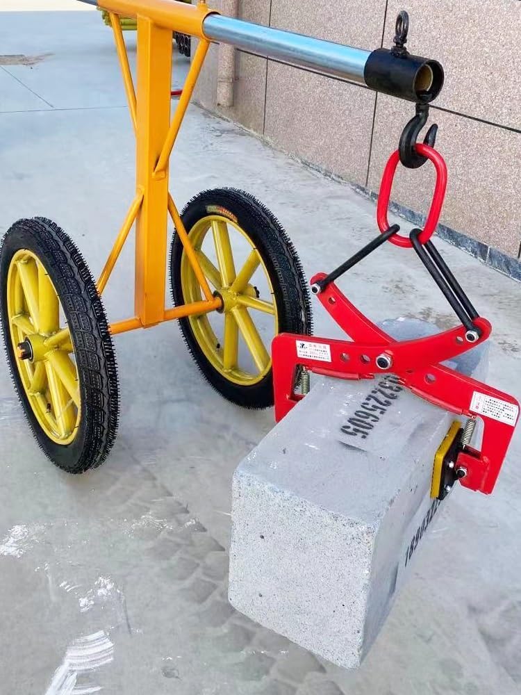 Feeding Mats Granite Slab Lifting Clamp, Scissor Stone Carrying Clamps For 325 260 280 Kg Marble, Adjustable Opening Lifting Clamps Grabber/Slate Clip Lifting Tool(Opening size 2.4-7.1in/6-18CM)