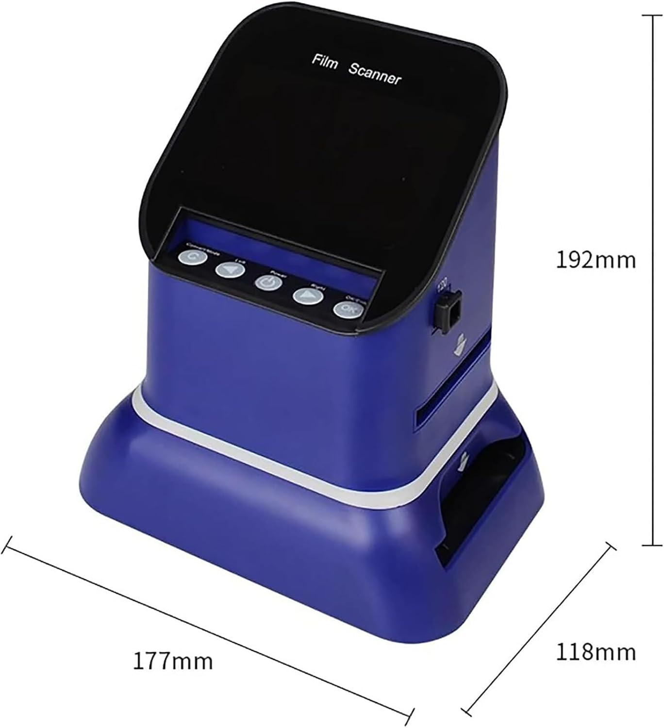 Digital Film and Slide Scanner, Film Scanner, Convert 35mm, 135, 126, 127 Negatives and Slides to Digital JPEG, Scan Fast, You can Now Save Your Memories Forever