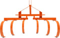 3 Point Cultivator 25-35 HP Category 1 Hitch Heavy Duty Tractor Attachment with 6 Spring Steel Shanks Powder-Coated Steel