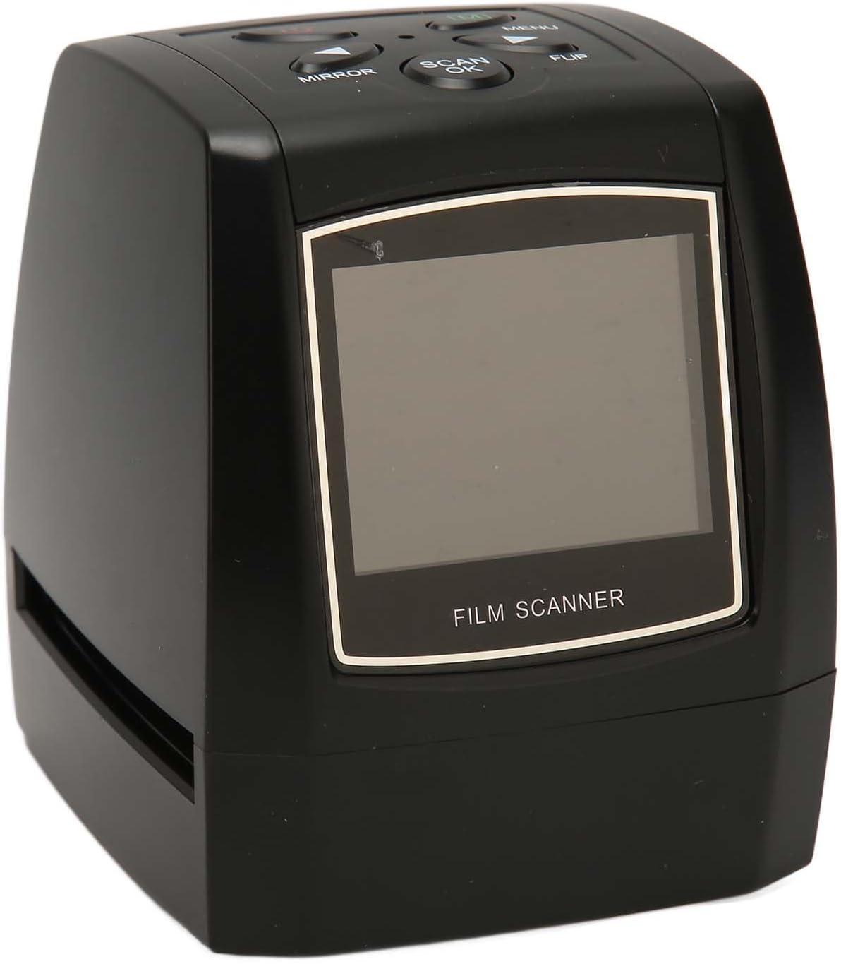 2.36inch LCD Screen Film and Slide Scanner, Film Scanner Convert 35mm/135mm Negatives & Slides to 5MP JPEG Images, Adjustable Brightness, Photo, Slide, and Negative Scanner