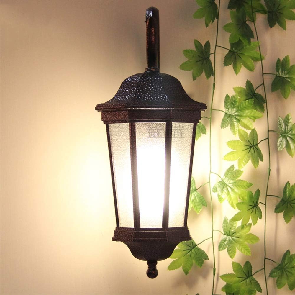 Wall Mounted Light European Style Aluminum Alloy Outdoor Wall Lamp Clubhouse Community Furniture Balcony Waterproof Landscape Illumination Lamp Wall Light E27 Lantern Spotlights Reading Light