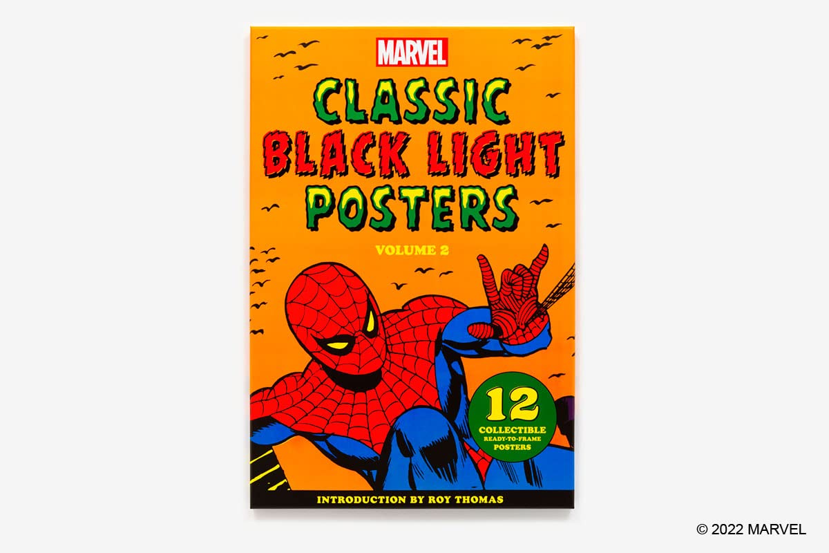 Marvel Classic Black Light Collectible Poster Portfolio Volume 2: 12 Collectible Ready-to-Frame Posters