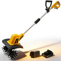 270 RPM Electric Garden Tiller,87' Tilling Width and 7' Depth,20V Cordless Rototiller,for Gardening Soil Cultivation 4000mAh