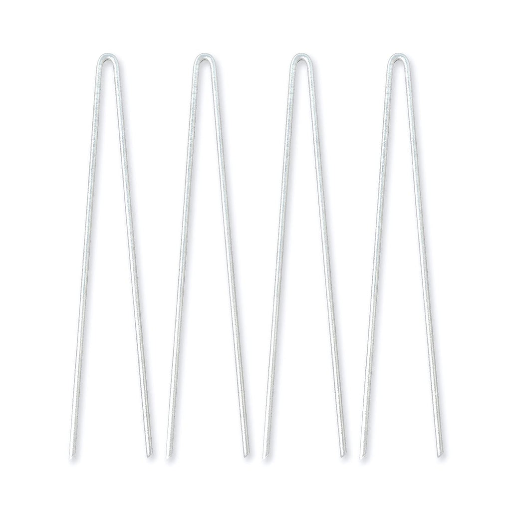 Sandbaggy 10-Inch Steel Landscape Edging Stakes Staples | More Sturdy Than Plastic Stakes | Works for All Landscape Edging Brands Such As Dimex & Easy Flex (300)