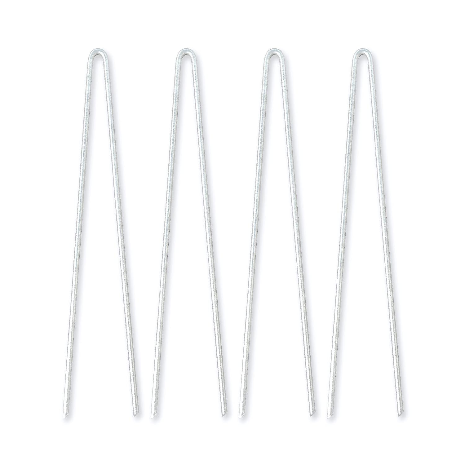 Sandbaggy 10-Inch Steel Landscape Edging Stakes Staples | More Sturdy Than Plastic Stakes | Works for All Landscape Edging Brands Such As Dimex & Easy Flex (300)