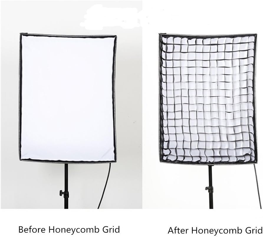 Falcon Eyes Bi-Color RX-18TD Kit Bi-Color Flexible LED Photo Light + RX-18OB Extended Softbox + RX-18SBHC Honeycomb Grid Softbox