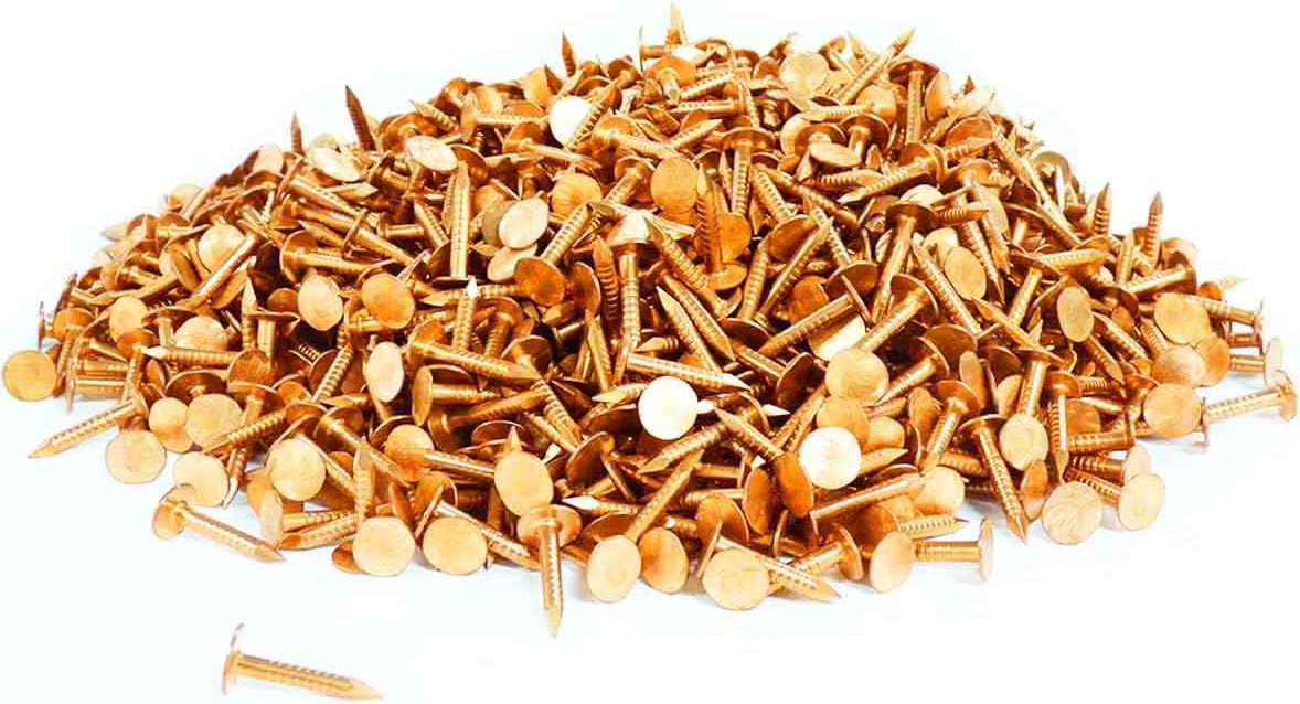 3/4' x 11GA Smooth Copper Roofing/Slating Nails 25lb | CPR34S25