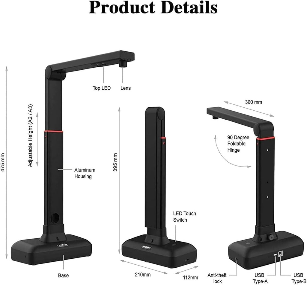 S21 Large Format Book Scanner, Capture Size a2/3, 23mp high Resolution, auto-Flatten & Fingerprint Removal Technologies, Adjustable Height, Multi-Language ocr, Run on Windows & macos.