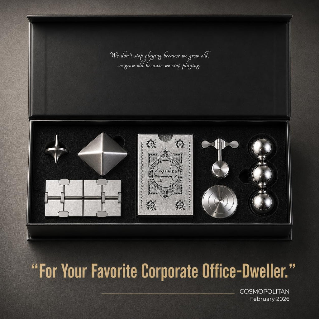 The Executive Fidget Set™ – Luxury Desk Toys for Adults | Premium Stress Relief & Executive Office Gift