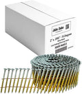 2' x .092 15° Wire Weld Collated Ring Shank Nails - Hot Galvanized - For Siding, Fencing, Roofing, and General Construction - Full Box ~3,000 Nails