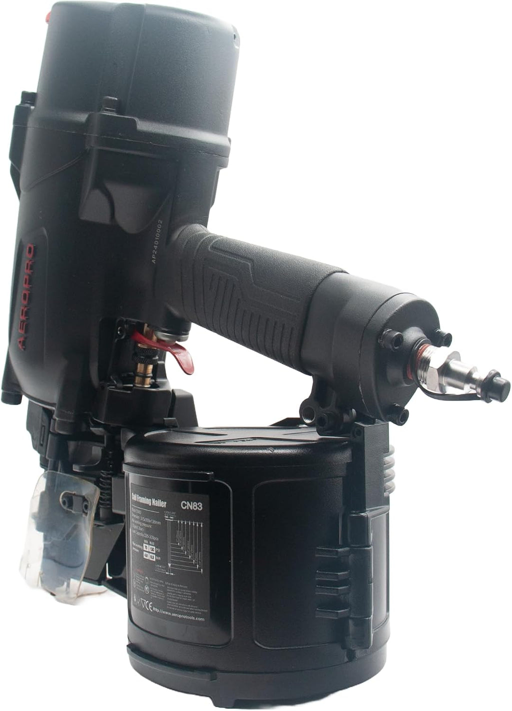 AeroPro CN83 Coil Framing Nailer 2' to 3-1/4' for Framing, Wall Sheathing, Roof Decking, & Subflooring