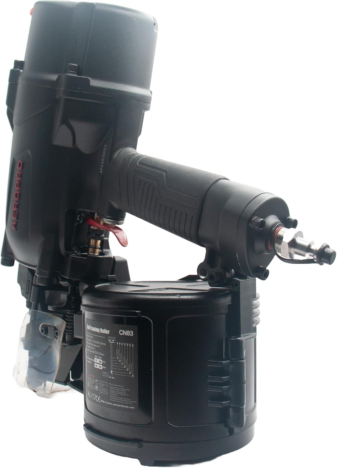 AeroPro CN83 Coil Framing Nailer 2' to 3-1/4' for Framing, Wall Sheathing, Roof Decking, & Subflooring