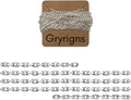 Gryrigns 5Feet 2.1mm 925 Sterling Silver Cable Chain Link Bulk for DIY Craft Jewelry Making (12.65 Grams)