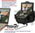 Photo/Business Card/Film Scanner, Digital Scanner(3 * 5/4 * 6/5 * 7 Paper Photos), Negative Scanner + Business Card Sorting Ocr Software