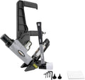 NuMax S50LSDH Pneumatic 2-in-1 15.5-Gauge and 16-Gauge 2' Dual Handle Flooring Nailer / Stapler with Flooring Mallet and Interchangeable Base Plates