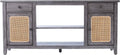 SEI FURNITURE Edderton TV Media Stand with Storage, Gray