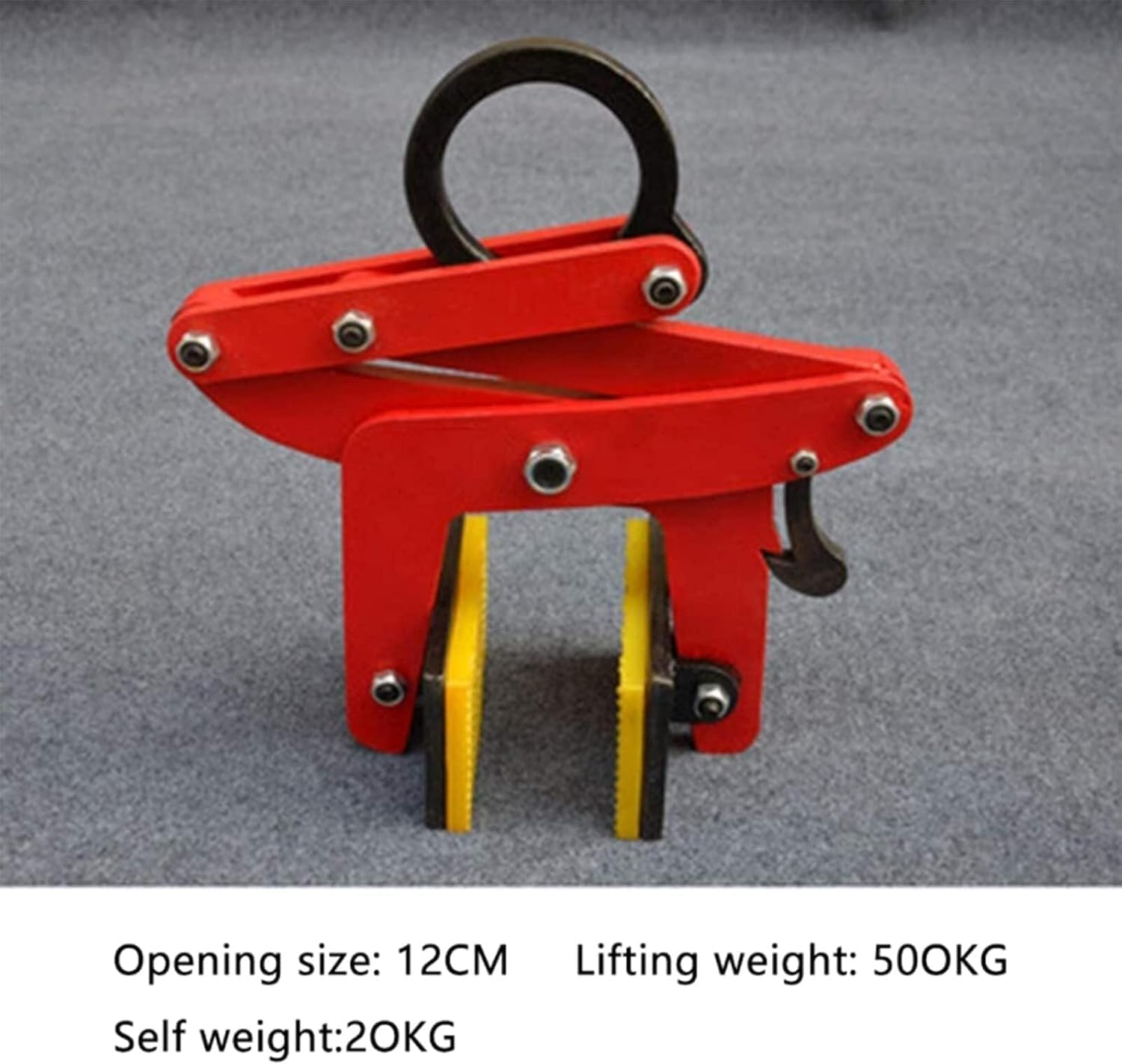 Lifting Clamps,Lifting Clamp Jaw Opening 4 Inch Vertical Plate Clamp for Lifting and Transporting Steel Plates and Structures(C3)