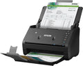 Epson Workforce ES-500WR Wireless Color Receipt & Document Scanner for PC and Mac, Auto Document Feeder (ADF), Black