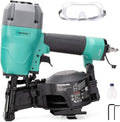 DOTOOL Roofing Nailer CN45C 15 Degree 3/4-Inch to 1-3/4-Inch Roofing Nail Gun Pneumatic Coil Nailer 120 pcs Load Capacity