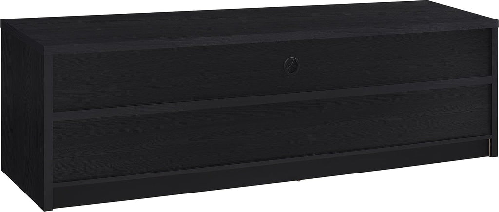 Coaster Home Furnishings Rutland 78-Inch TV Stand and Media Console Black, 3-Drawer Entertainment Center
