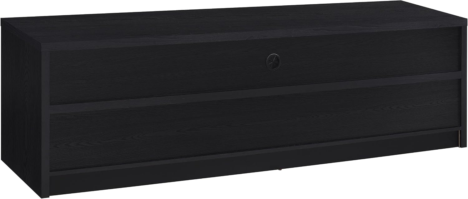 Coaster Home Furnishings Rutland 78-Inch TV Stand and Media Console Black, 3-Drawer Entertainment Center