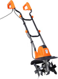 Electric Tiller Rotavator and Cultivator for Garden - Powerful 1050W for Ground Preparation | 32cm Cultivating Width, 22cm Depth Garden Tiller Cultivator Rotovator