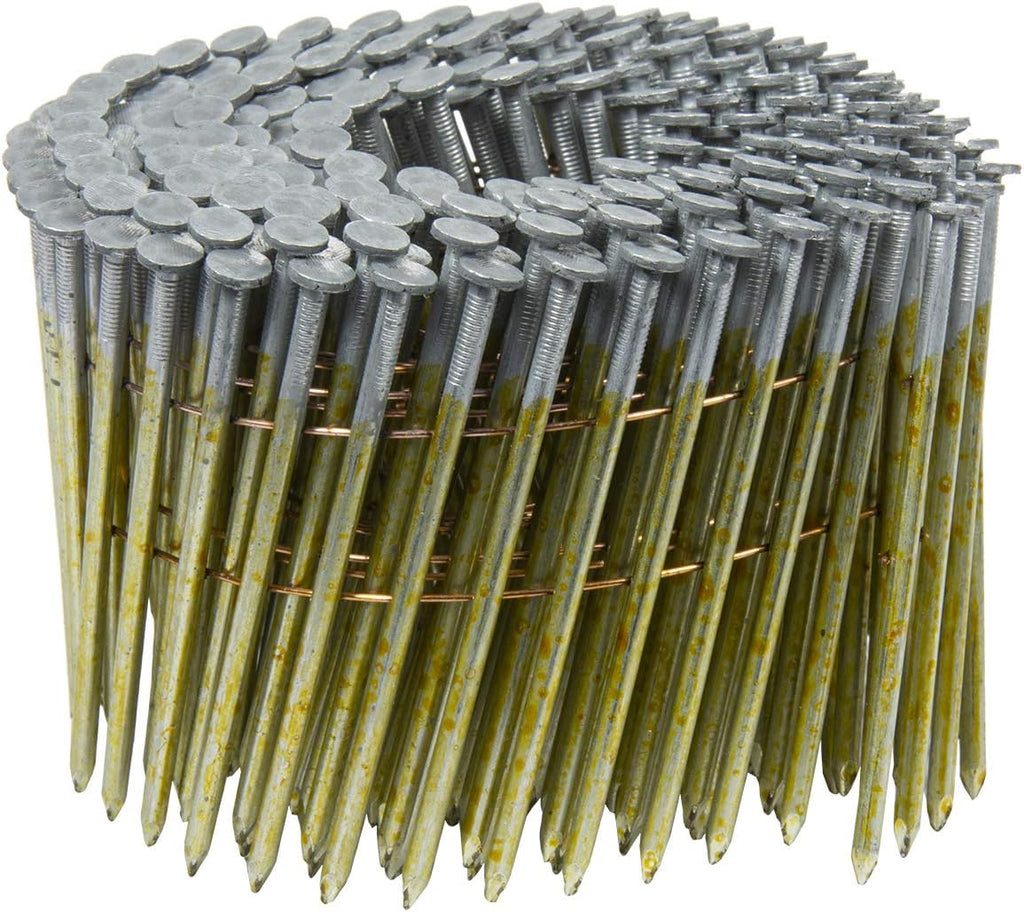 Metabo HPT 12706HPT Full Round Head Hot Dipped Galvanized Wire Coil Framing Nails 3' x.120 SM HDG FRH - 4M 4000 Count