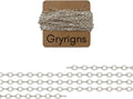 Gryrigns 5Feet 2.2mm 925 Sterling Silver Flat Cable Chain Link Bulk for DIY Craft Jewelry Making (12.50 Grams)