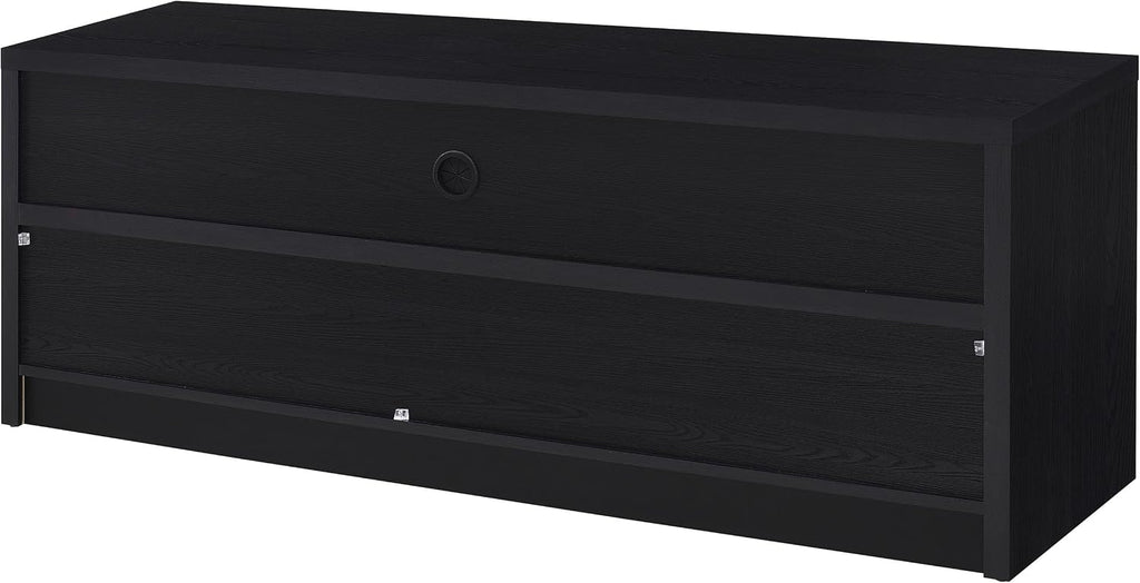 Coaster Home Furnishings Rutland 59-Inch TV Stand and Media Console Black, 3-Drawer Entertainment Center